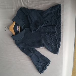 Wool blend Peplum and 3/4" sweater